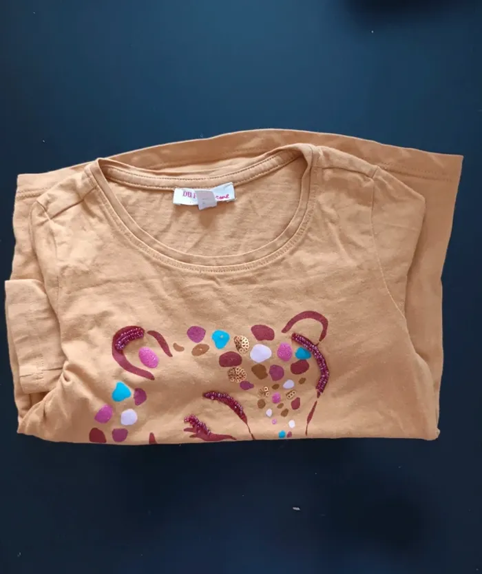 T-shirt manche longue 3 ans fille - photo numéro 2
