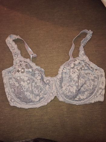 Soutien-gorge en dentelle bleu gris - Taille 105D (FR)