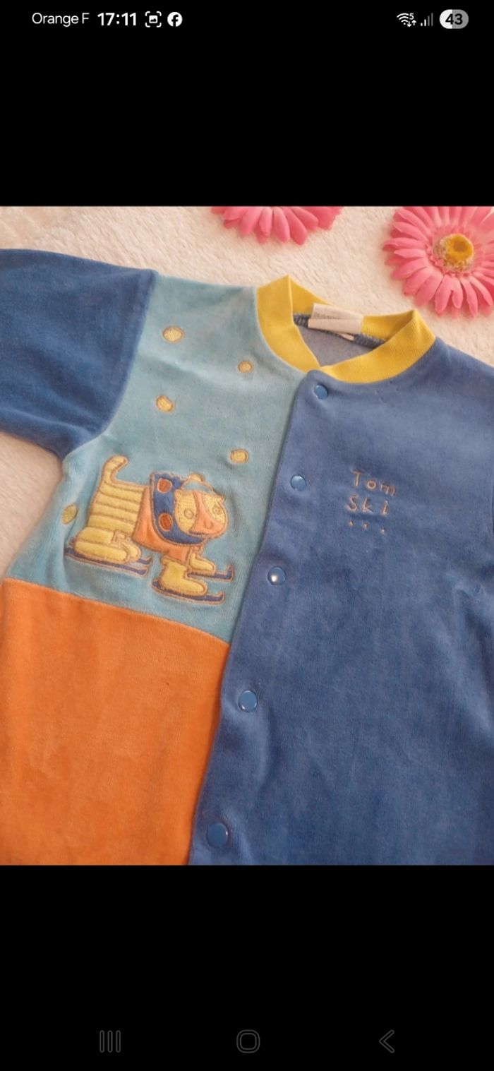 Pyjama bébé taille 1 mois - photo numéro 2