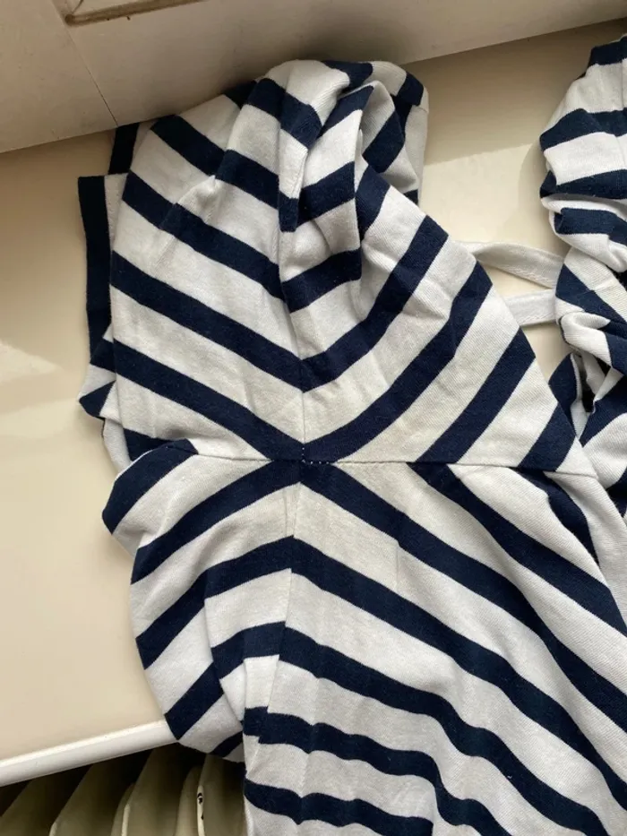 T-shirt marinière manches 3/4 Camaïeu - photo numéro 8