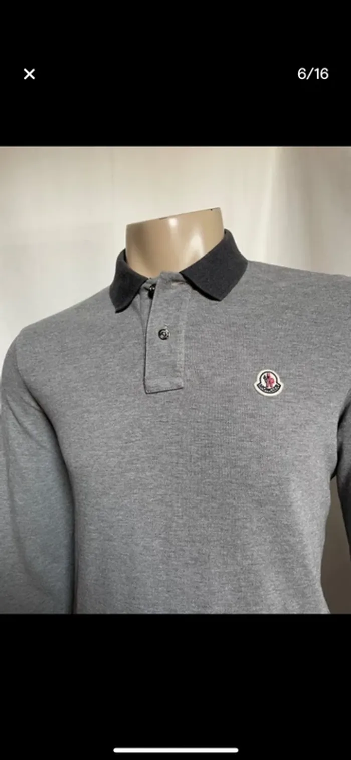 Moncler polo manches longues - photo numéro 2