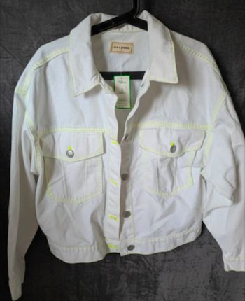 Veste en jean blanche Pimkie neuve L