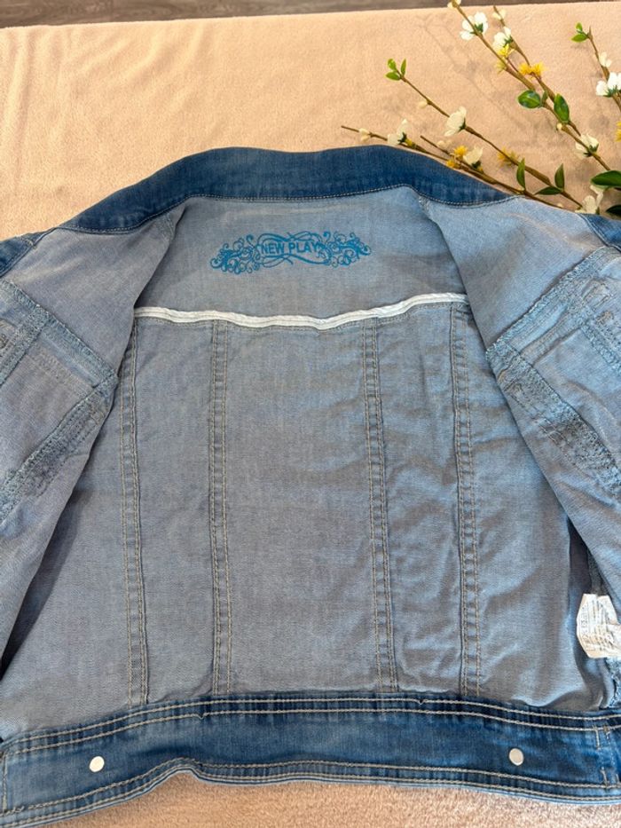 Veste courte en jean femme 40 - photo numéro 8