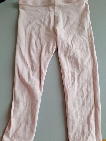 Legging rose pâle 3 ans