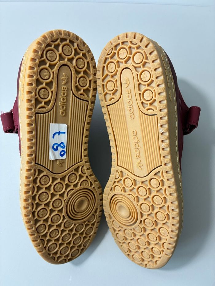 Baskets Adidas forum low femme bordeaux et marron 38 neuves - photo numéro 6