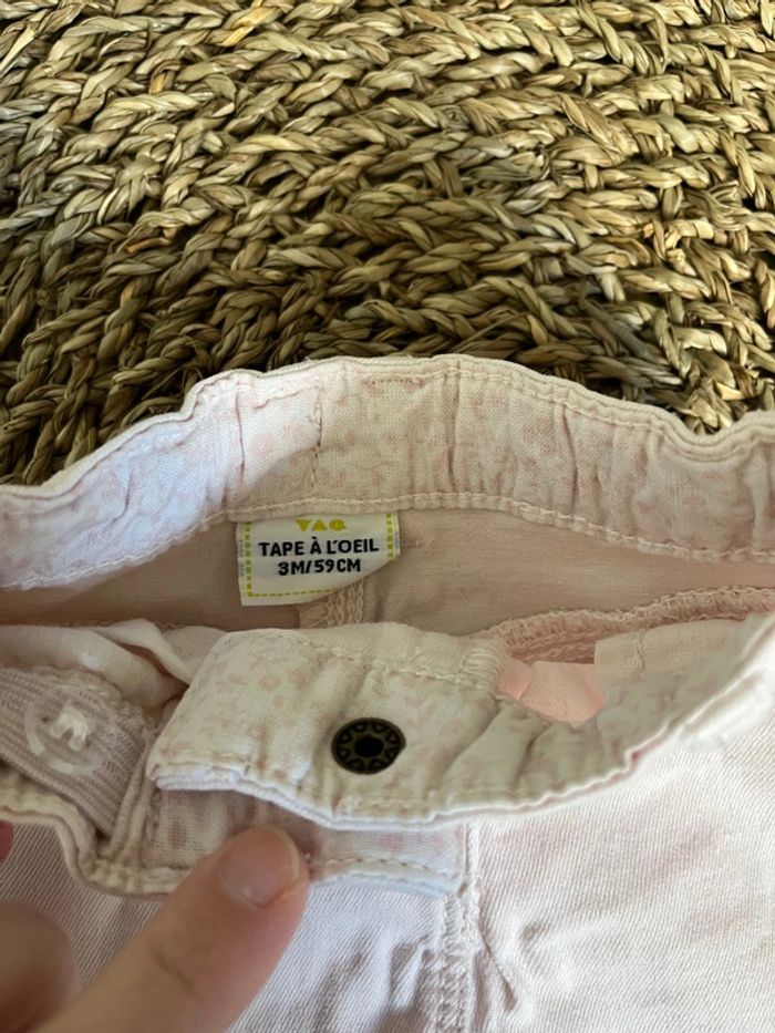 Pantalon rose 3 mois - photo numéro 3