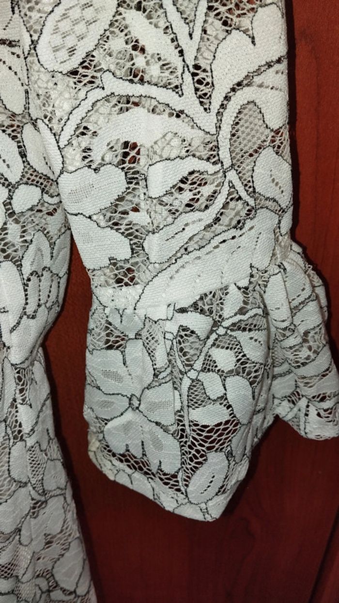 Top femme effet dentelle - photo numéro 3