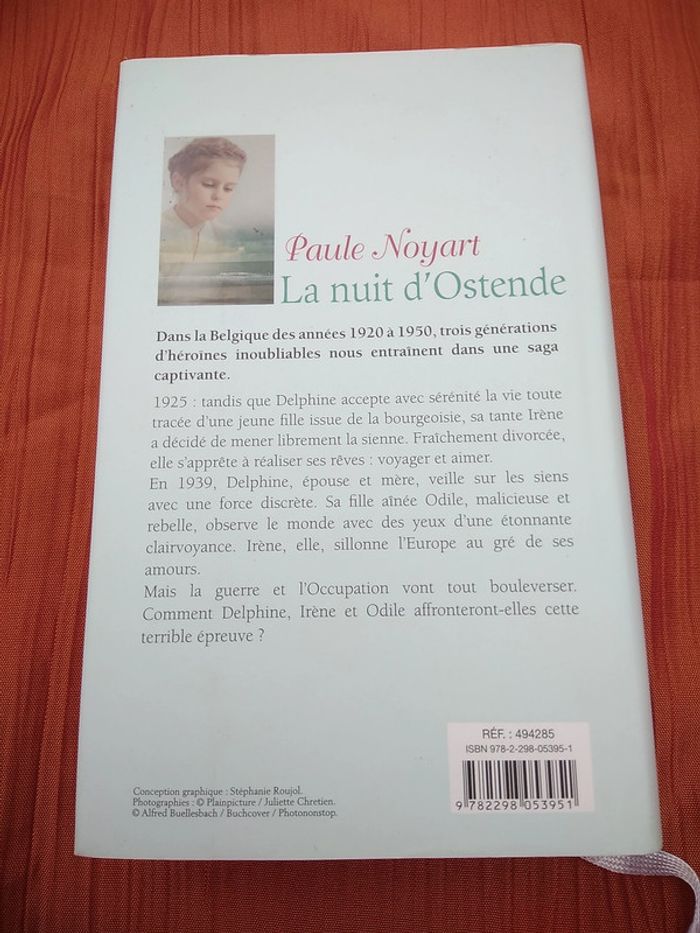 Livre "La nuit d'Ostende" - photo numéro 2