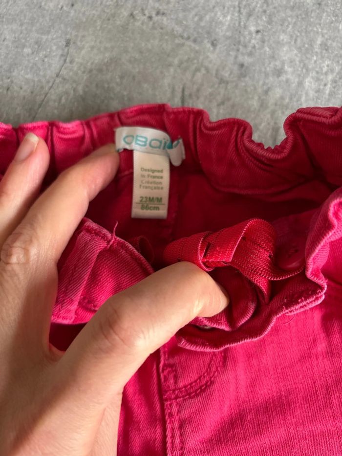 Lot de 2 pantalons 86cm - photo numéro 4