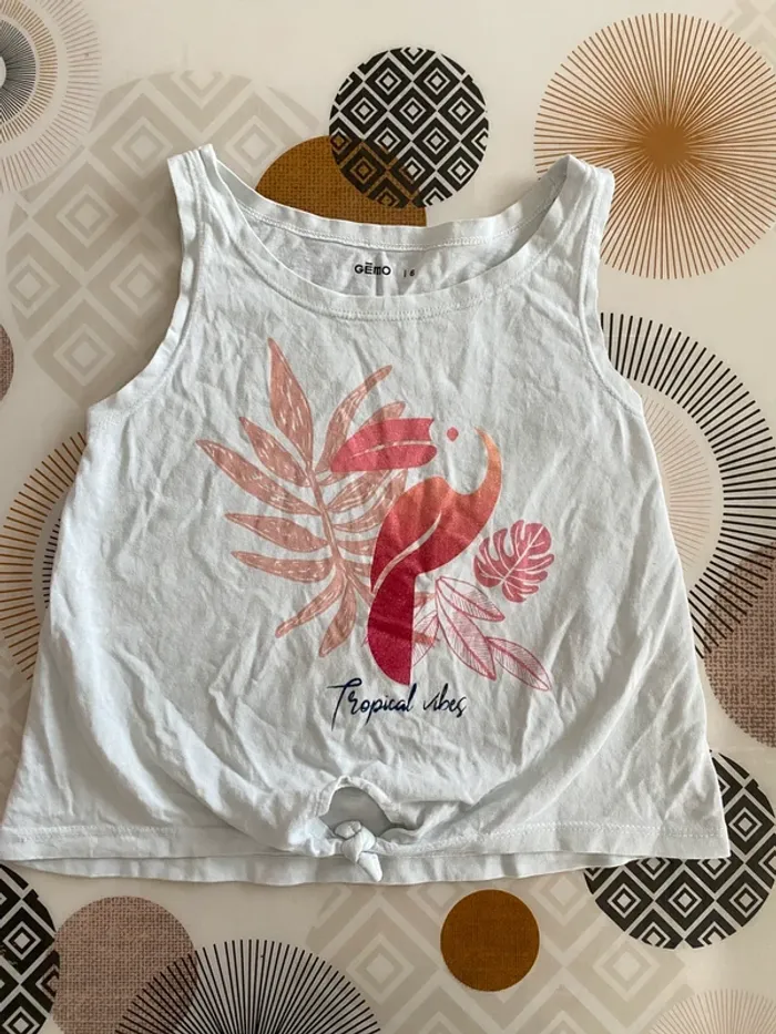 débardeur 6 ans fille