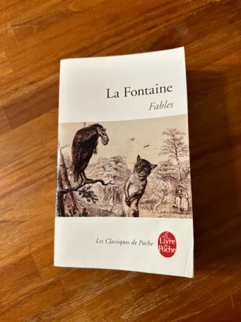 Livre La Fontaine, fables