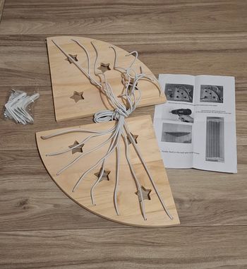 Rangement d'animaux peluche doudou hamac en bois longueur ajustable pour chambre enfant