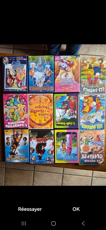 Grand Lot Loisirs Enfants : DVD + Jeux PS2 avec Caméra + Jeux PC" à 25 €.