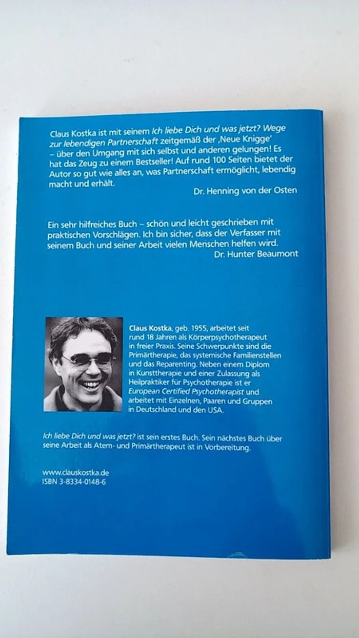 Buch : Ich liebe Dich und was jetzt? - Klaus Kostka - Livre en allemand - photo numéro 2