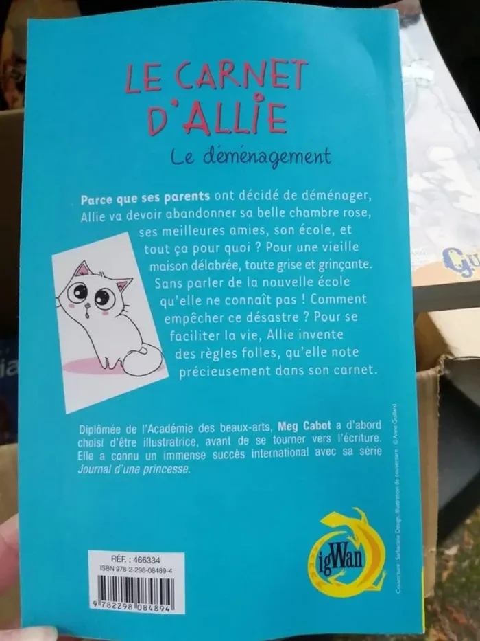 Le carnet d'Allie Le déménagement de Meg Cabot - photo numéro 2