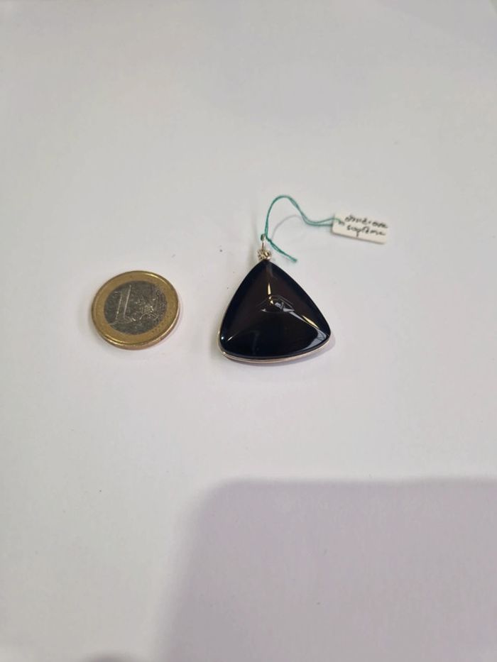 Pendentif obsidienne arc en ciel suprême oeil