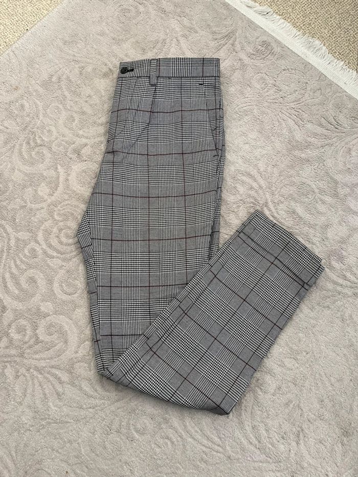 Pantalon À Carreaux Devred Pour Homme Extra Slim Fit Taille 40 - photo numéro 2