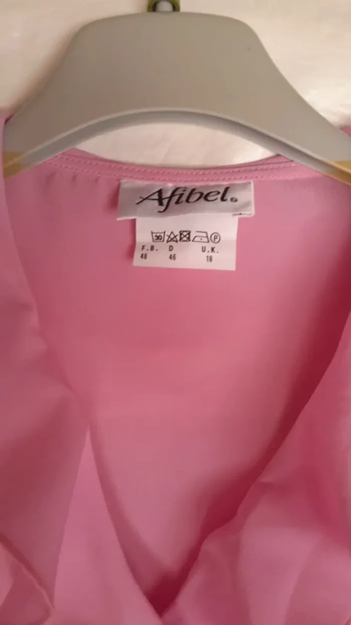 Chemisier rose Afibel T48 - photo numéro 2
