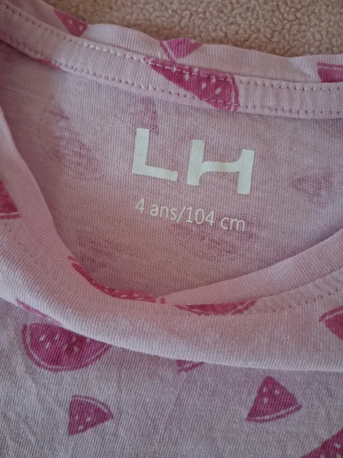 Robe d'été rose - La Halle - 4 ans m, 104 cm - photo numéro 3