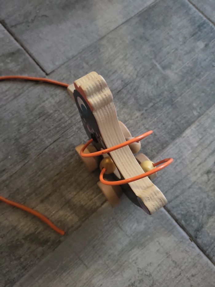 Mini looping animaux  de janod à tirer - photo numéro 2
