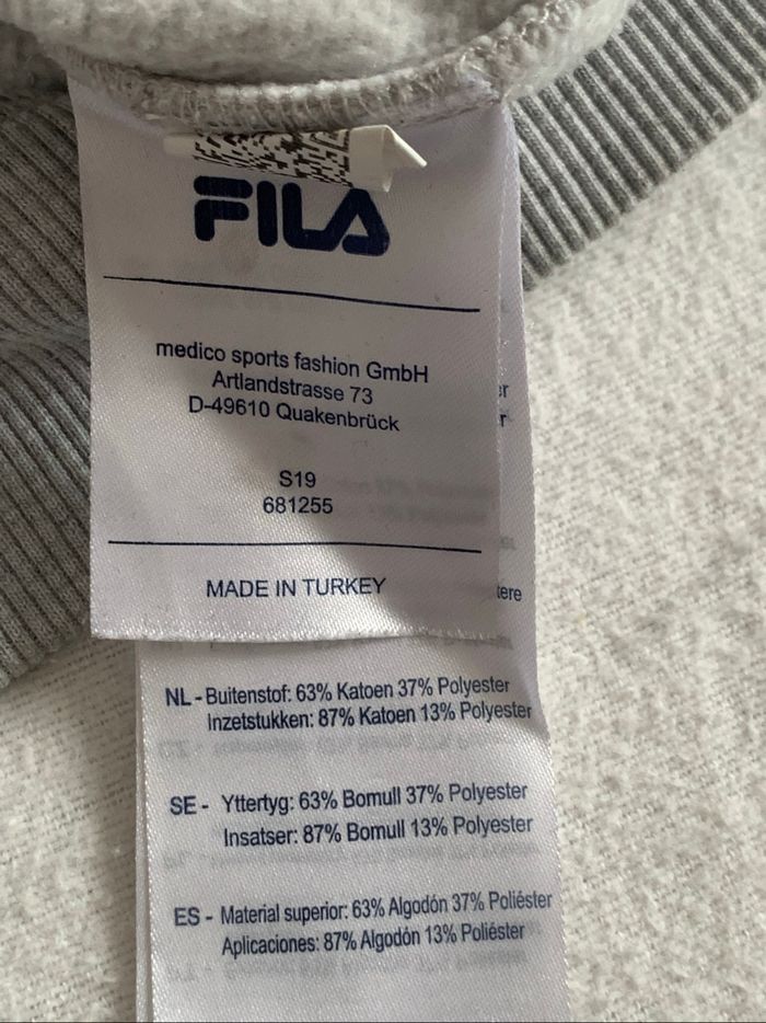 Sweat Fila - photo numéro 4