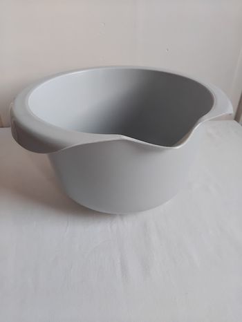 Grand bol mélangeur pour chantilly, pâte à crêpes etc.. (3 Litres) , coloris gris