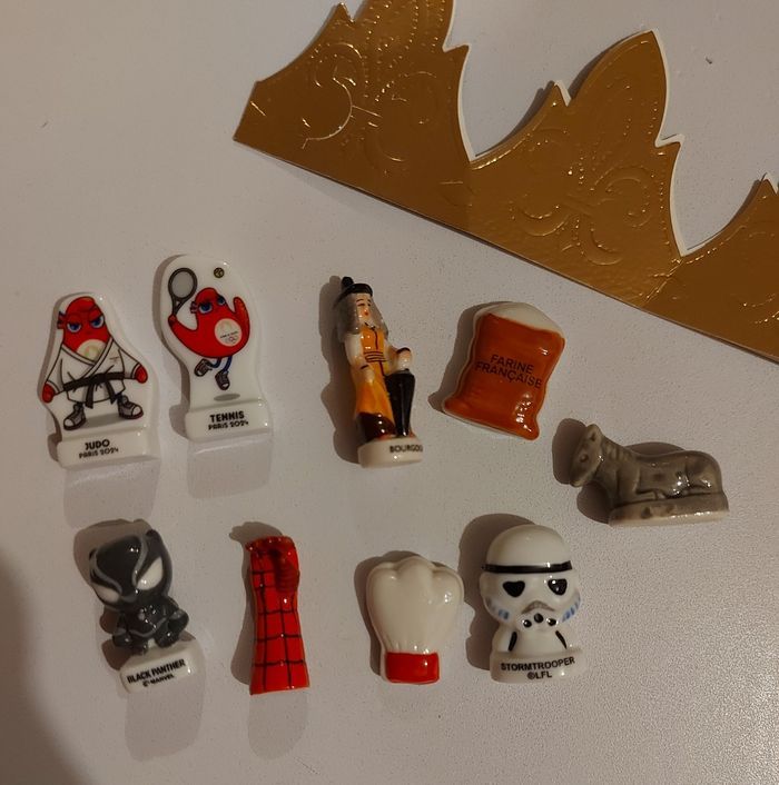 Lot de 9 fèves galette des rois - photo numéro 2