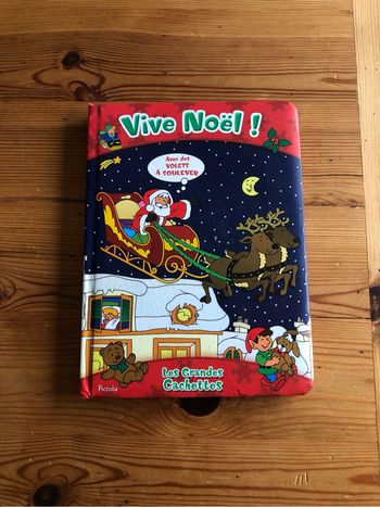 Livre avec rabats Vive Noël