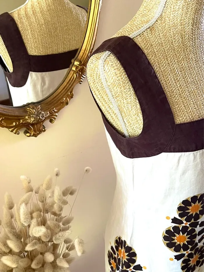 Robe vintage d'Été à Motifs seventies - Promod - Taille 38 - photo numéro 9