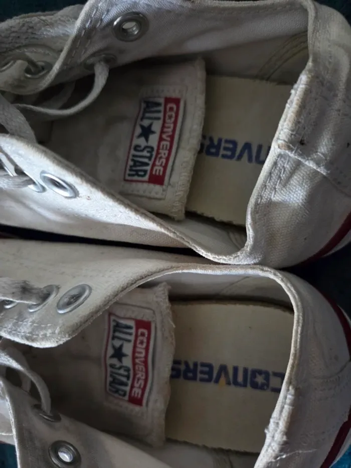 Converse basse taille 37.5 blanche - photo numéro 9