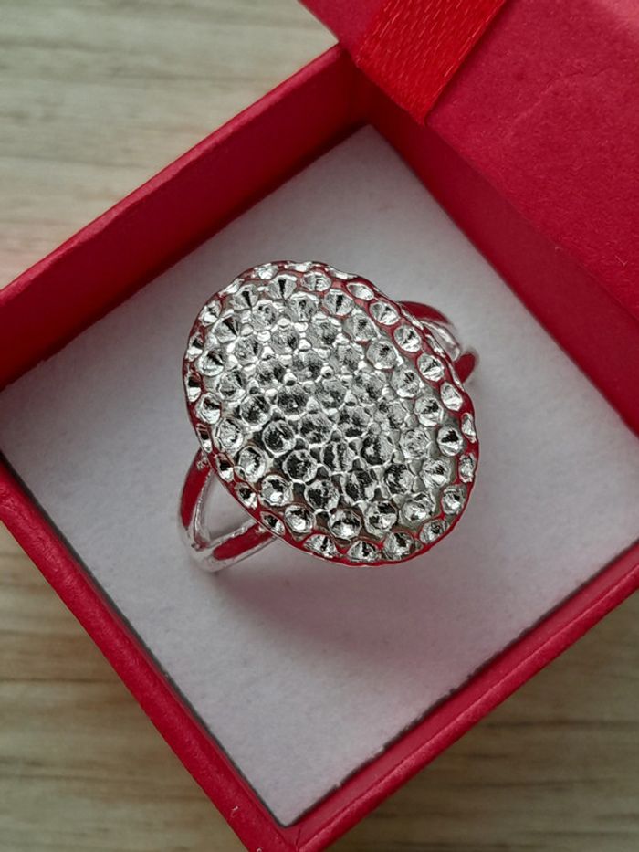 Bague de fiançailles Bella,série Twilight taille 60, plaquée argent - photo numéro 5