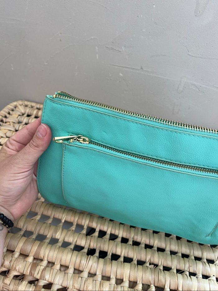 Pochette bleu turquoise - H&M - photo numéro 3
