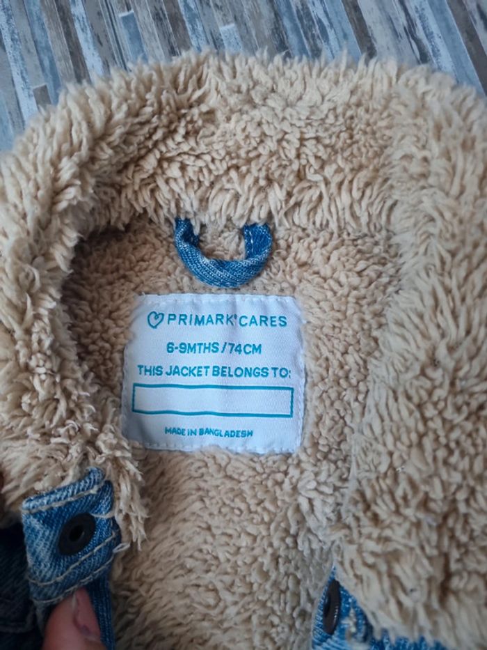 Veste jean fourrure - photo numéro 2