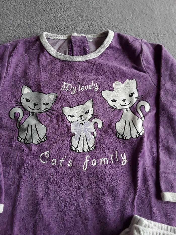 Pyjama deux pièces fille 2 ans - photo numéro 2