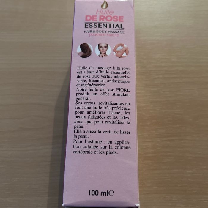 1 huile de rose neuve - photo numéro 2
