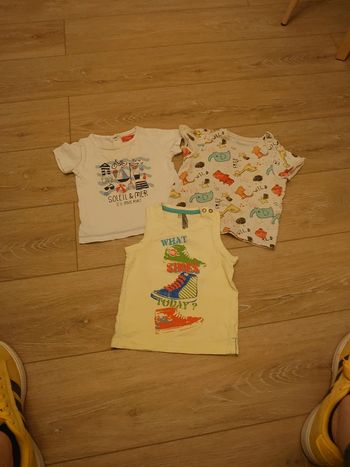 Lot 3 t shirts manches courtes