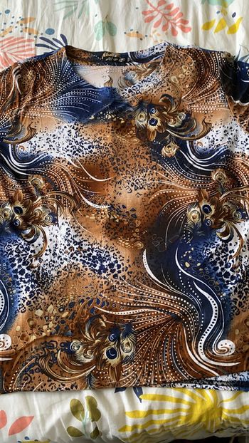 T-shirt léger marron