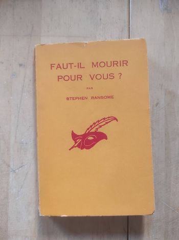 Faut-il mourir pour vous Stephen Ransome Le Masque 690 1960
