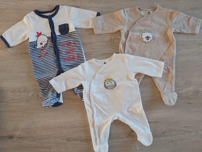 Lot pyjamas garçon 1 mois