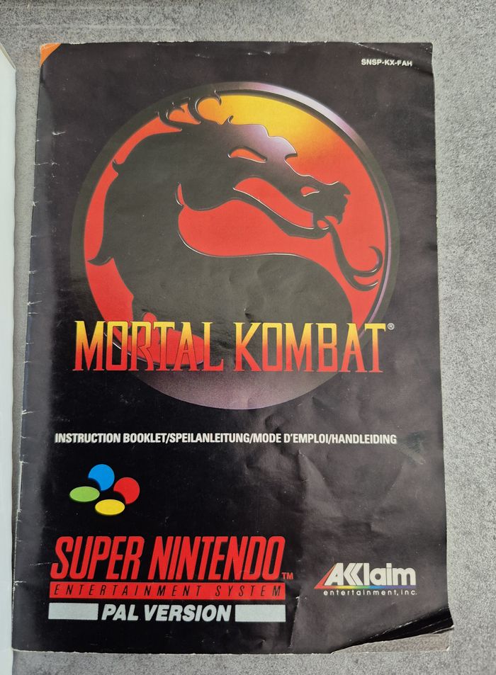 Jeu Mortal Kombat 2 Super Nintendo Snes Pal Original - Version Euro Fr CIB - photo numéro 8