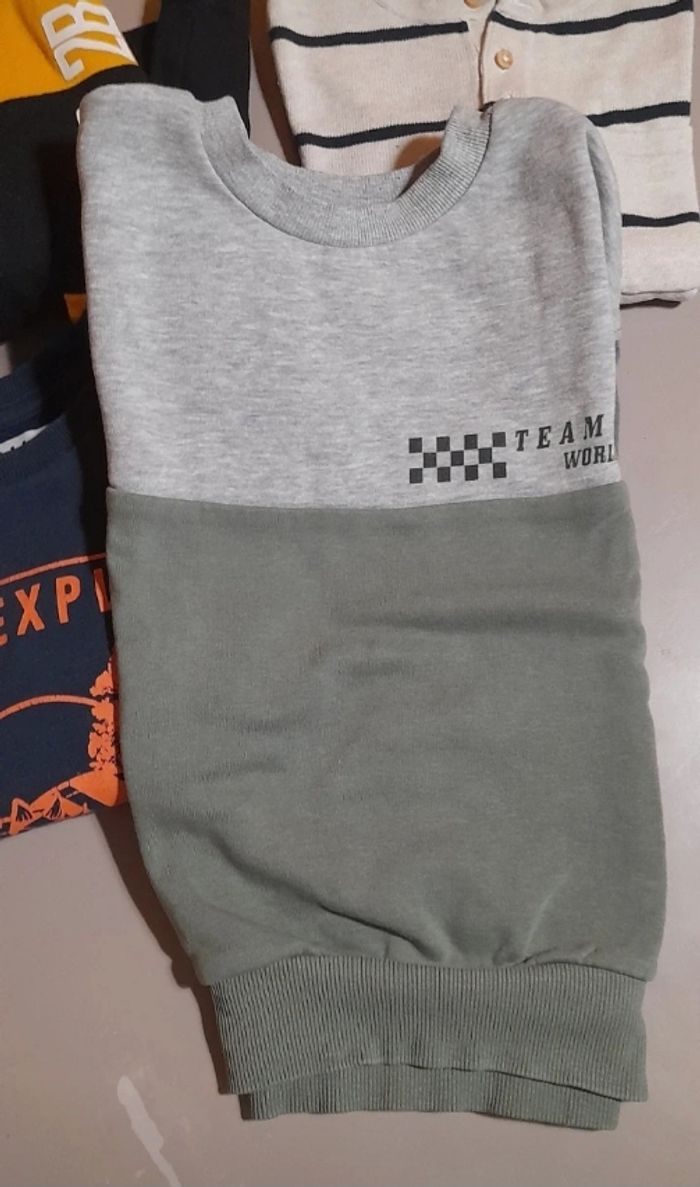 Pull manche longue garçon 3 ans