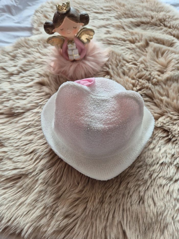 Chapeau été blanch chat 12/18 mois - photo numéro 2