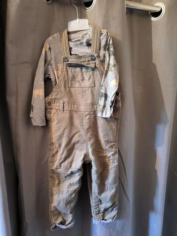 Salopette et t-shirt orchestra 23mois