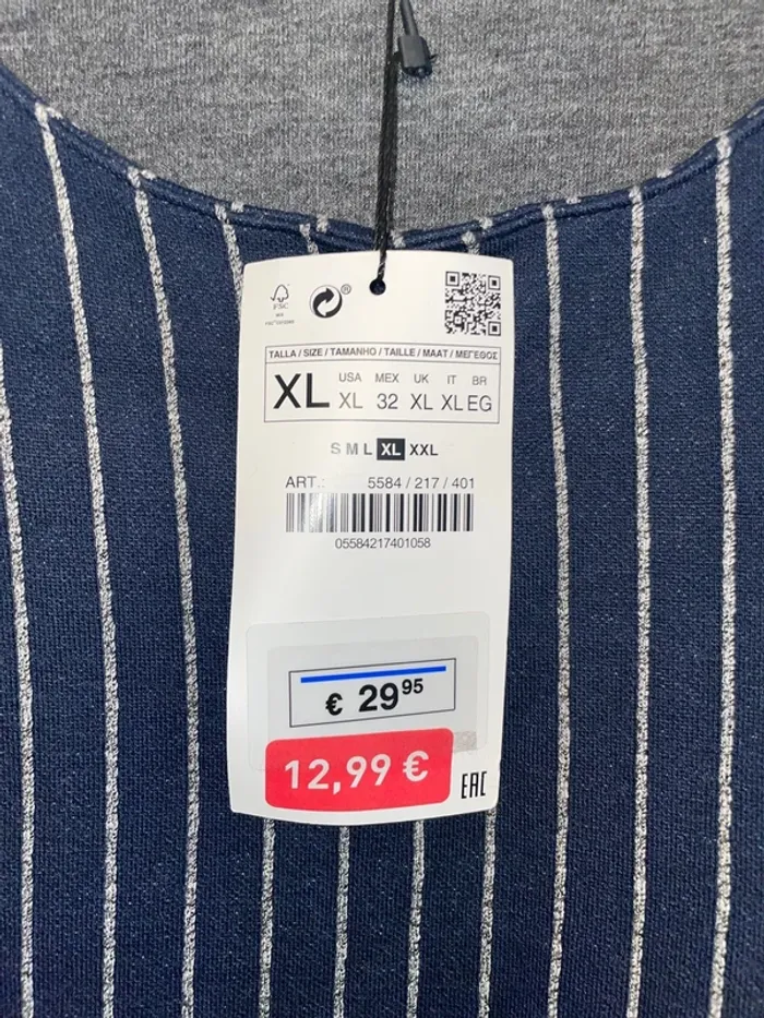 Robe rayée Zara XL - photo numéro 2