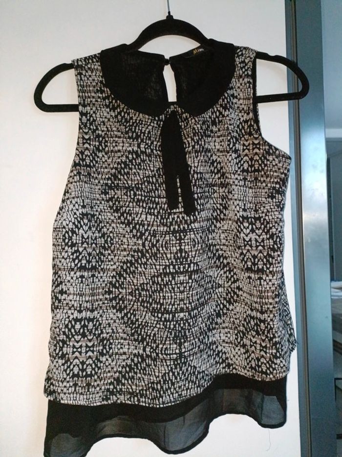 Top sans manches Mim Col Claudine – Taille 36 – Très bon état - photo numéro 2