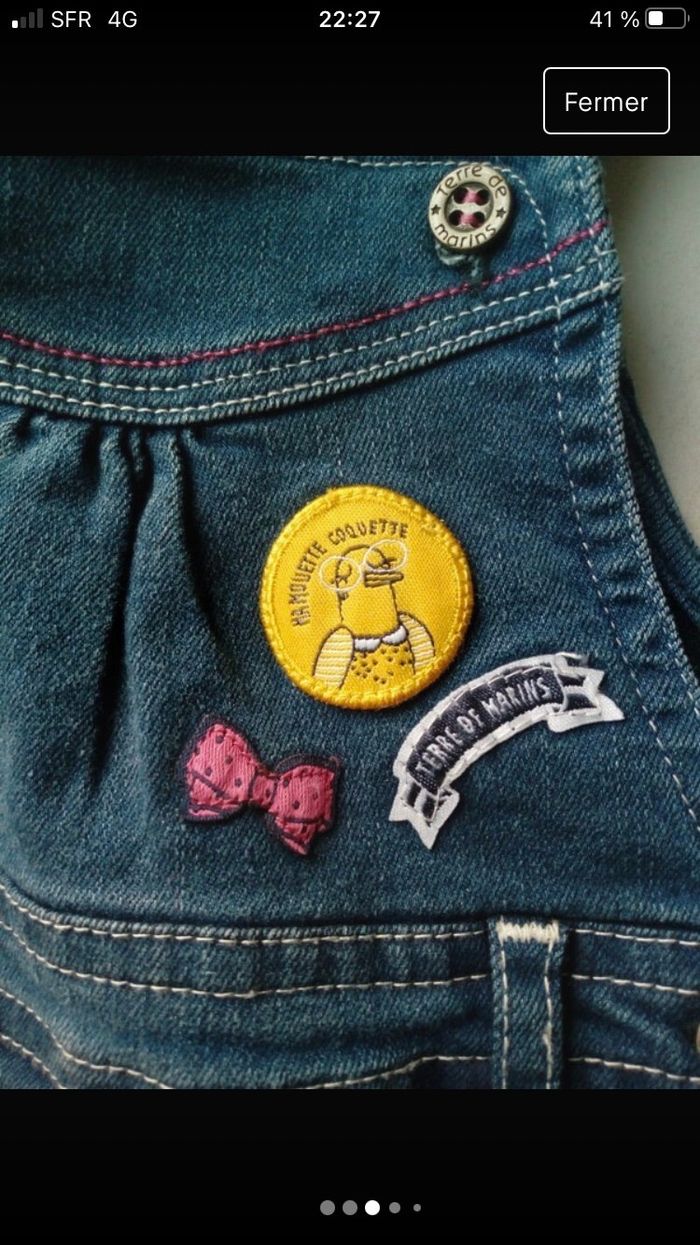 Robe en jean terre de marin neuve - photo numéro 4