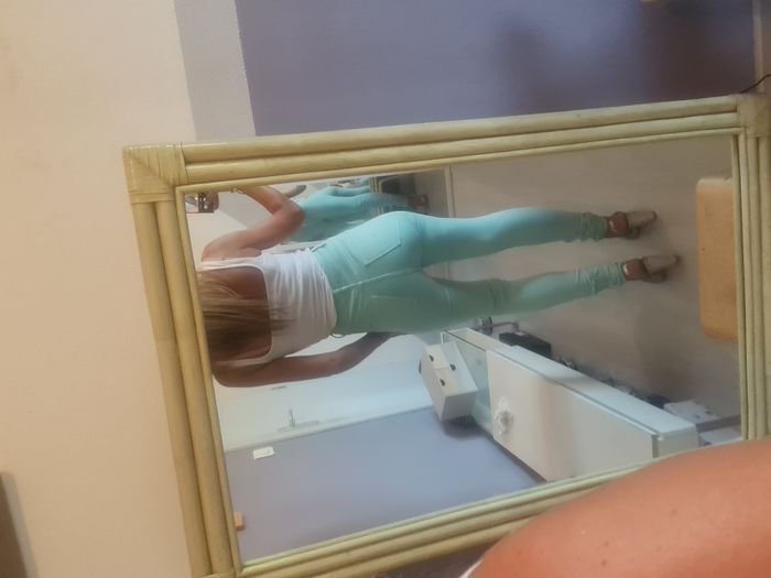 Jean skinny vert pâle Pimkie Taille 34 - photo numéro 5