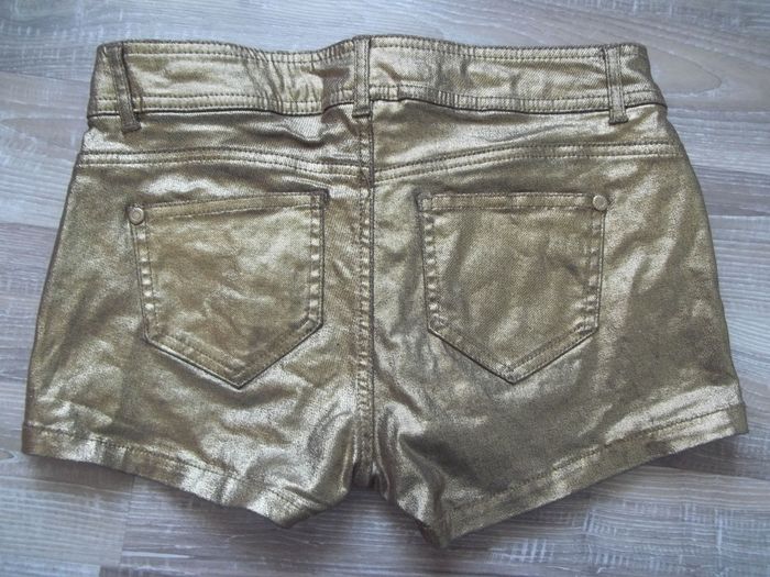Mini Short doré Denim&Co 36 - photo numéro 3