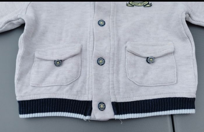 Pull gilet veste 9 mois garçon sergent major - photo numéro 2