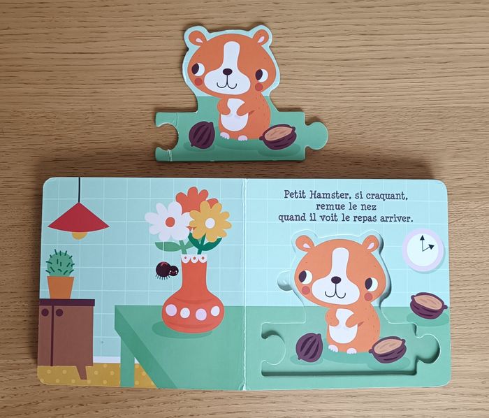 Livre Mes puzzles farandole : mes petits compagnons 1 an + - photo numéro 7